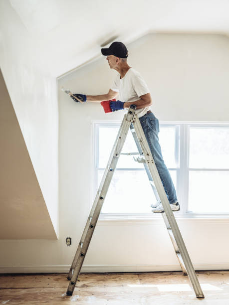 istock Senior man painting apartment interior 1160824718