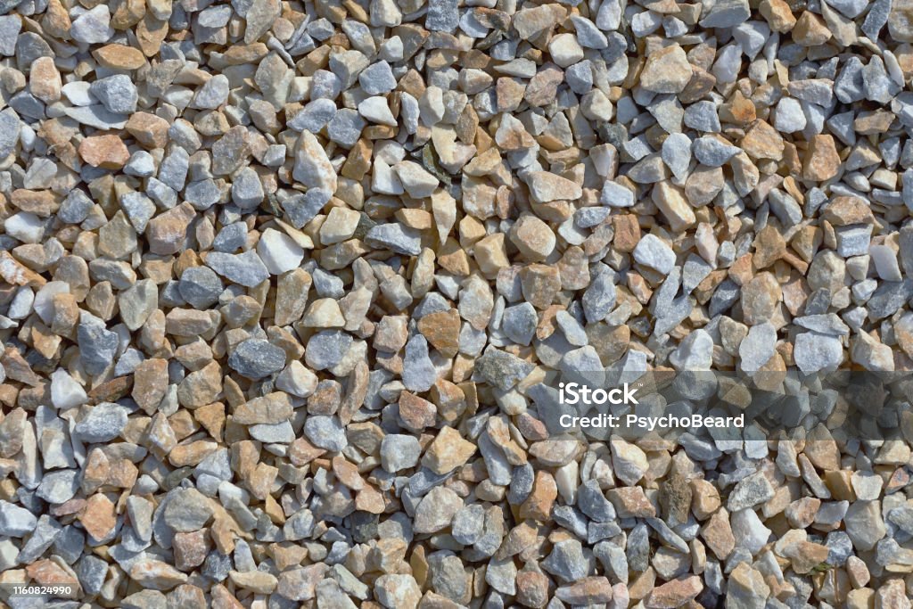 Sharp Pebble Crushed Stone Texture For Backgrounds Stock Photo - Download  Image Now - iStock