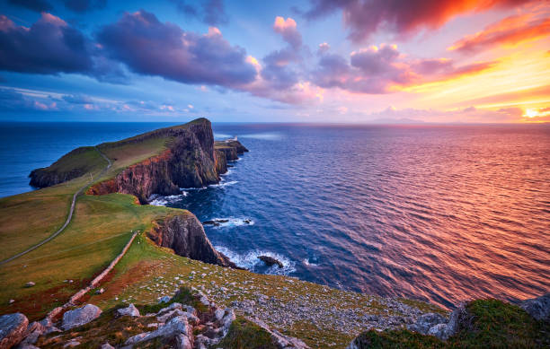 istock Neist point lighthouse, Isle of Skye, Scotland, UK 1160825249