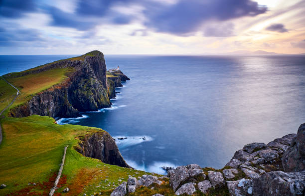 istock Neist point lighthouse, Isle of Skye, Scotland, UK 1160825251