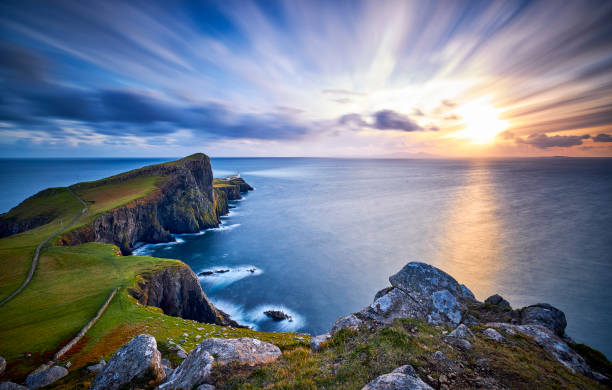 istock Neist point lighthouse, Isle of Skye, Scotland, UK 1160825320
