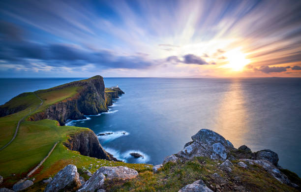 istock Neist point lighthouse, Isle of Skye, Scotland, UK 1160825363