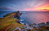 Neist point lighthouse, Isle of Skye, Scotland, UK
