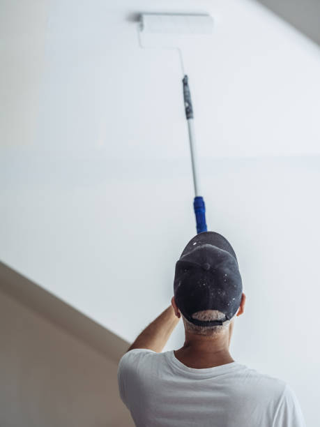 istock Senior man painting apartment interior 1160825485