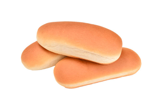 istock Hot dog bread isolated on white background. 1160835745
