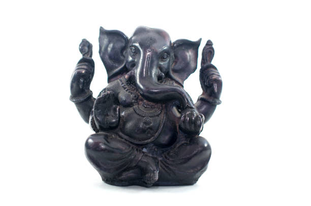 istock Indian god Ganesh, statuette isolated 1160835786