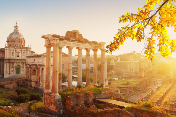 istock Forum - Roman ruins in Rome, Italy 1160840383