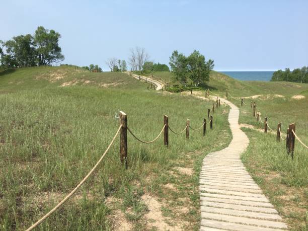istock Kohler-Andrae State Park: Dune Boardwalk 1160841617