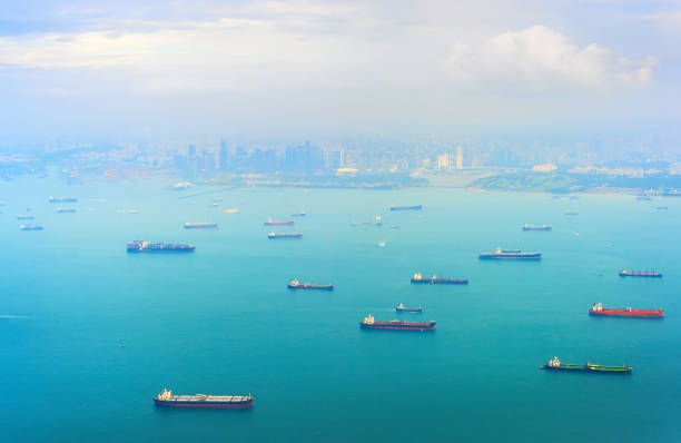 istock Singapore shipping global city harbor 1160845863