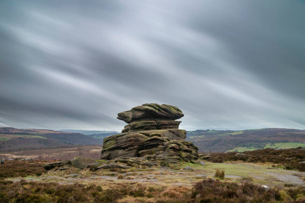 istock Dramatic moody Winter landscape image of Peak District in England during soft afternoon light 1160847748