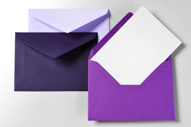 istock Three Envelopes and Blank Greeting or Thank you Card 1160847950