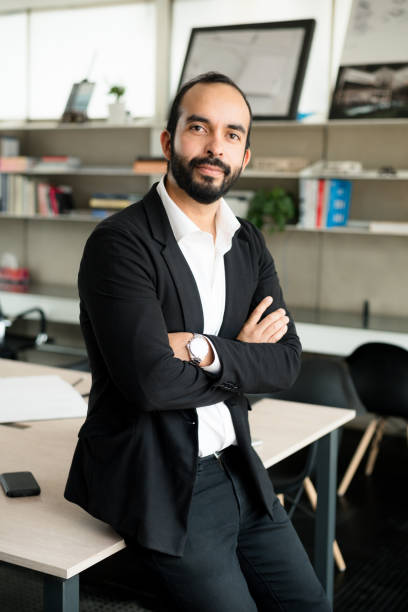 istock Young hispanic male entrepreneur 1160849112