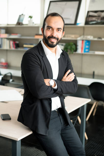 istock Young hispanic male entrepreneur 1160849128