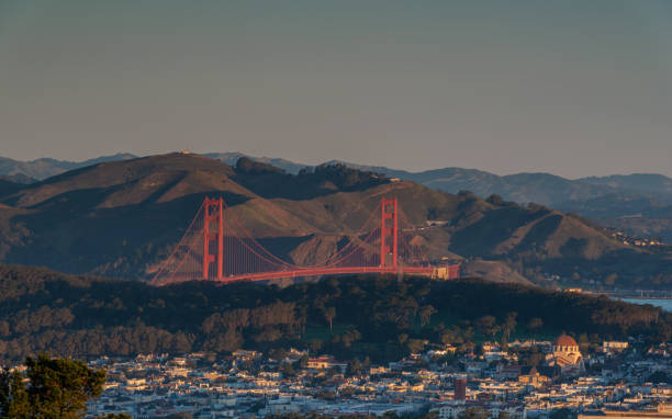 istock Golden Gate Bridge in sunrise 1160850139