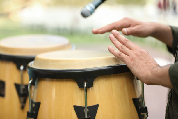 istock Drum Set, Drum - Percussion Instrument, African drums 1160851022