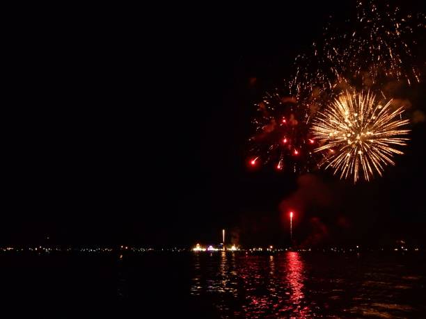 istock Fireworks - Clear Lake Iowa 1160851420