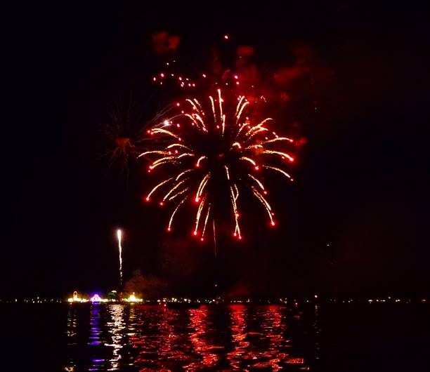 istock Fireworks - Clear Lake Iowa 1160851440
