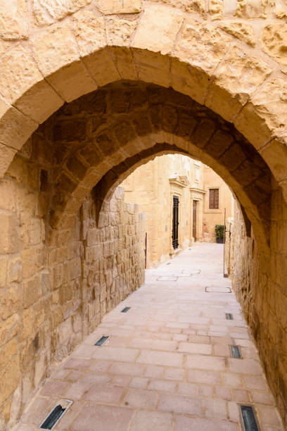 istock Narrow street in Gozo, Malta 1160852394