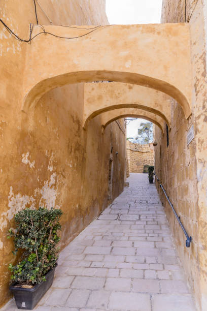 istock Narrow street in Gozo, Malta 1160852444