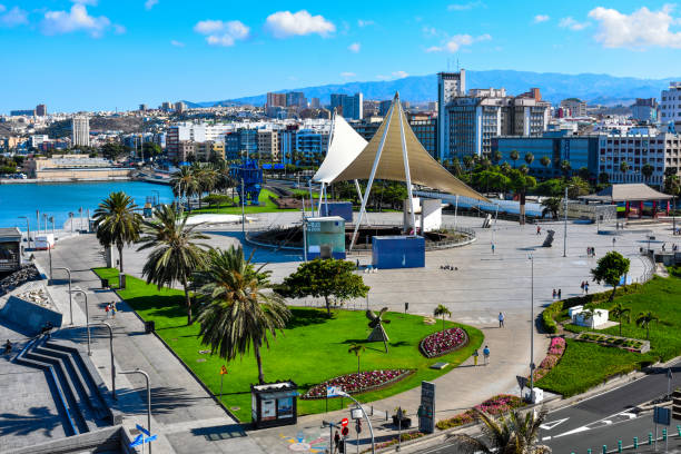 istock Cityscape from Las Palmas, Canary Island 1160853403