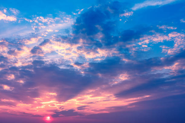 istock beautiful summer red sunset or sunrise 1160865655
