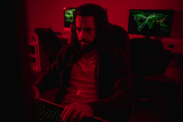 Computer Hacking Van 530+ Illegal Hacker On A Computer Busted By Security Stock Photos ...