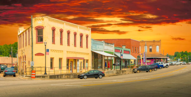 istock Small Town USA - Main Street 1160869347