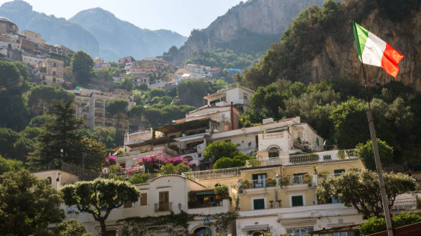 Positano town on Amalfi coast, Italy