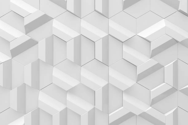 istock Abstract background of modern tile wall. 3D rendering. 1160879538