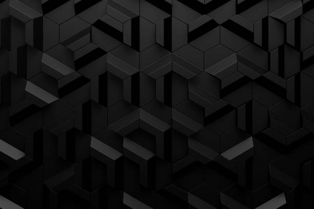 istock Abstract background of modern tile wall. 3D rendering. 1160879597