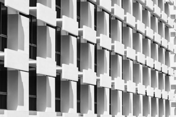 istock abstract black and white square and shade for background. 1160881162
