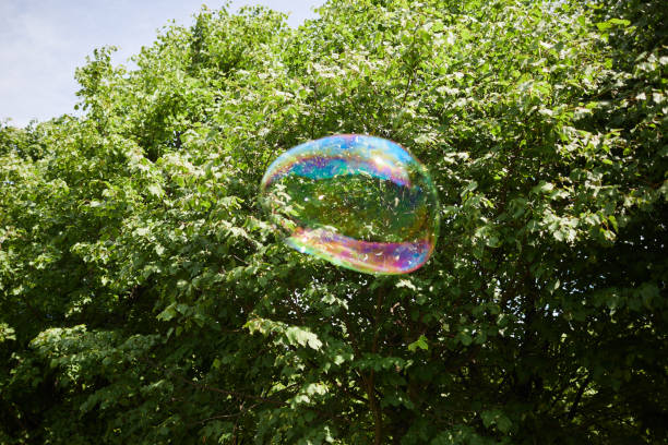 istock Colorful soap bubble in air 1160883609