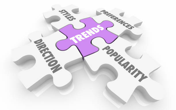 istock Trends Popularity Style New Fads Puzzle Pieces Words 3d Illustration 1160884714