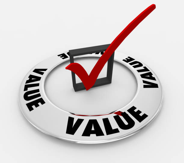 istock Value Benefits Word Check Mark Box 3d Illustration 1160887511