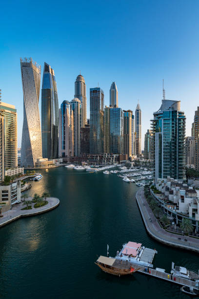 istock Dubai Marina Urban Skyline 1160890765