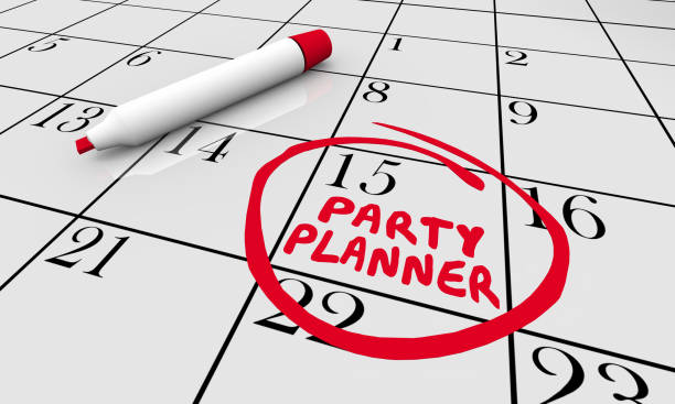 istock Party Planner Event Service Date Day Circled Calendar Word 3d Illustration 1160893996