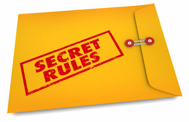 istock Secret Rules Confidential Hidden Classified Yellow Envelope 3d Illustration 1160894205