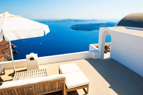 istock White architecture on Santorini island, Greece. 1160896118
