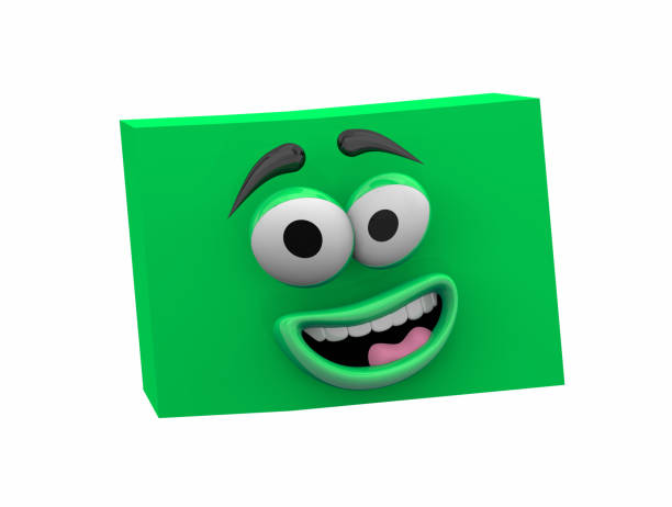 Colorado State Map Eyes Mouth Funny Cartoon Face 3d Illustration