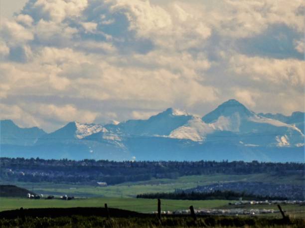 Mountains, Landscape and Beautiful Sky in Alberta Canada