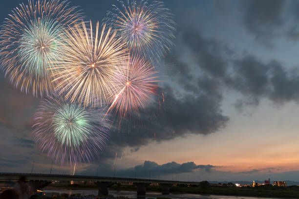 istock A display of colorful fireworks are very beautiful 1160901071