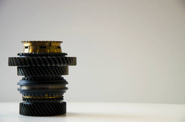 istock Cog wheels in the motor. Mechanism 1160903483