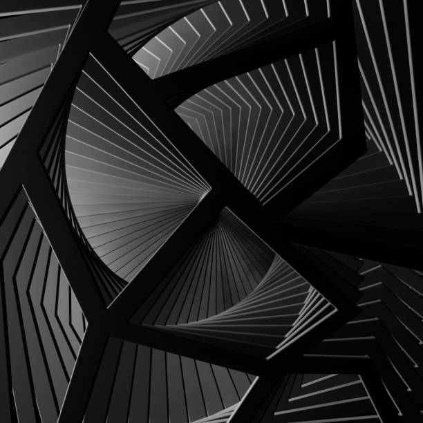 istock Abstract background of geometric shape. 3D rendering. 1160904289
