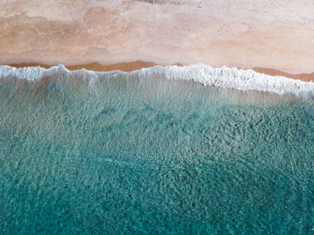istock aerial view of an empty beach in australia 1160905738