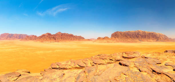 istock Wadi Rum - The Red Desert Central Plateau (West Panorama) 1160907462