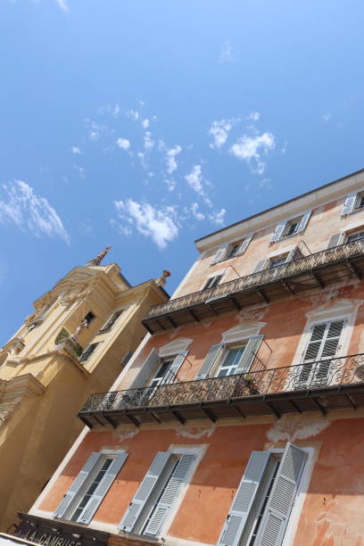 istock Old Building facade in Nice, France 1160908938