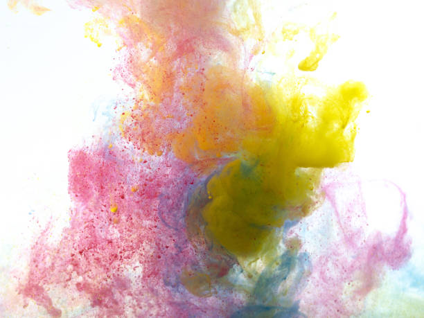 istock Poster color in water. Abstract background. 1160910991