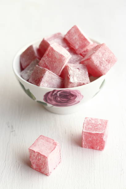 istock Turkish delight with rose flavor 1160911447