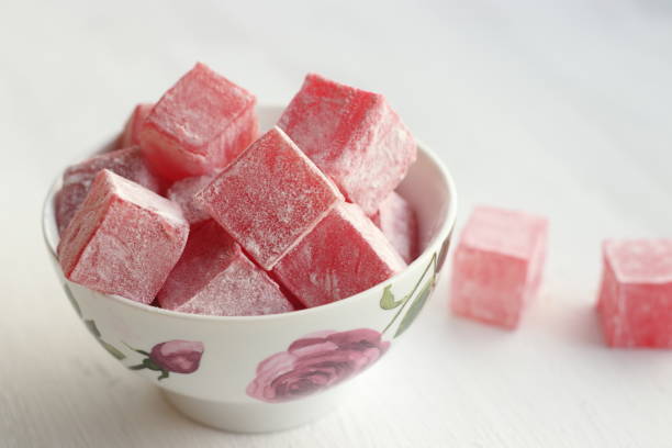 istock Turkish delight with rose flavor 1160911450
