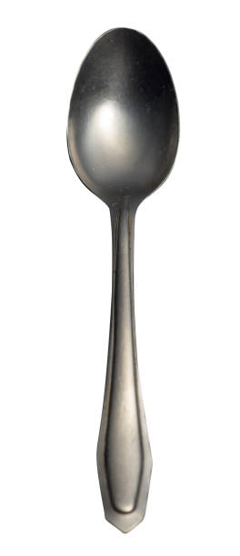 istock spoon isolated on white background. metal spoon. vintage spoon. 1160912904
